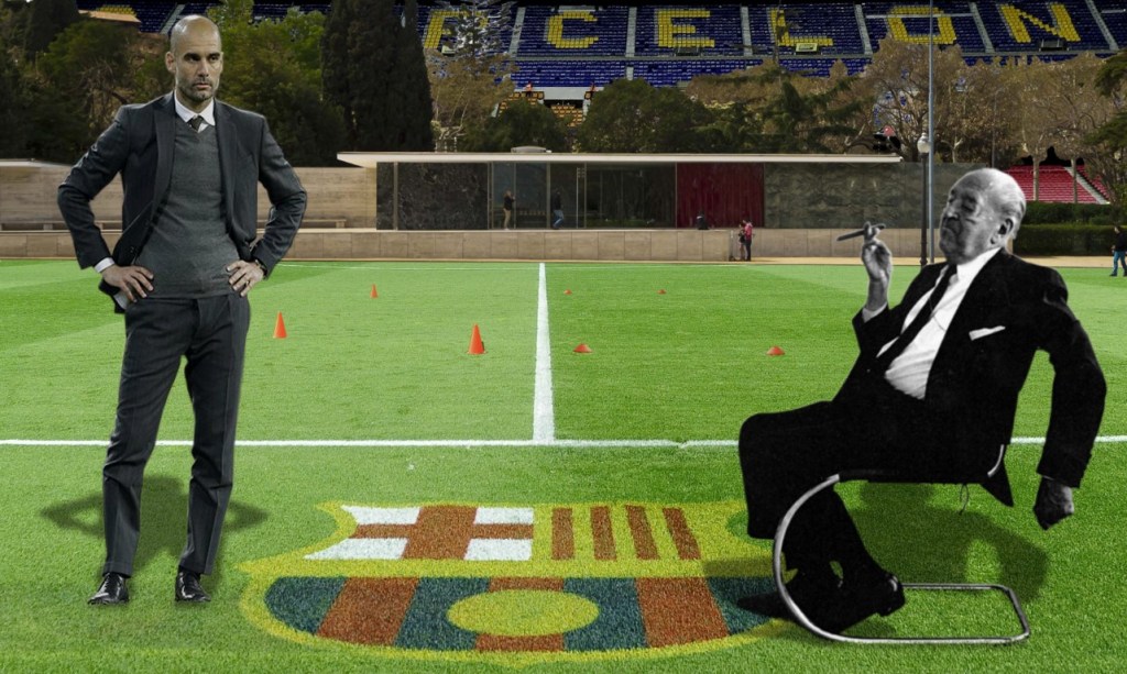 How many Barcelona Pavilions fit into Camp&nbsp;Nou?